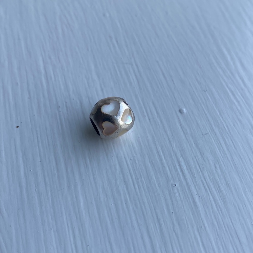 Mother of Pearl Heart Pandora Charm